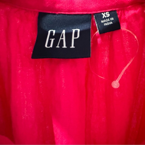 Gap Hot Pink Dress with flutter sleeves and pockets XS - Picture 3 of 6
